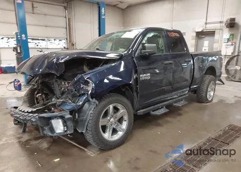 2018 Ram 1500 Express 4X4 6'4 Box z USA, uszkodzony, nr VIN 1C6RR7FT2JS124730